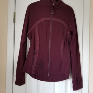 Lululemon zip Merlot jacket